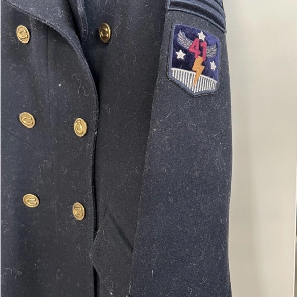 Coach Navy Peacoat with Gold Buttons - Picture 5 of 5